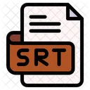 Srt Tipo De Archivo Formato De Archivo Icono