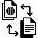 Transferencia De Documentos Transferencia De Dados Transferencia De Arquivos Ícone