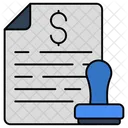 Documento Verificado Doc Verificado Documento Aprobado Icono