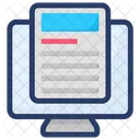 Documento Web Documento Documento Legal Icono