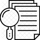 Documentos Arquivos Pesquisa Ícone
