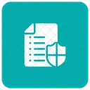 Documentos Archivos Seguridad Icono