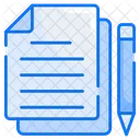 Documentos Negocios Texto Icono