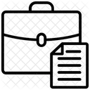 Maletin Maletin De Oficina Documentos Comerciales Icon