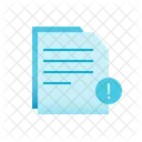 Documentos de advertência  Ícone