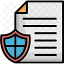 Documentos De Confianza Papel Seguridad Icono