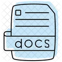Sky Docs Color Sombra Linea Fina Icono Icon