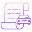 Documentos do carro  Ícone