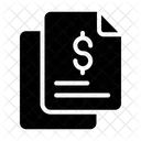 Documentos en dólares  Icono