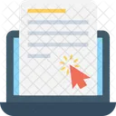 E Documentos Computadora Portatil Icono