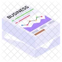 Documentos empresariales  Icono