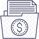 Documentos financeiros  Ícone