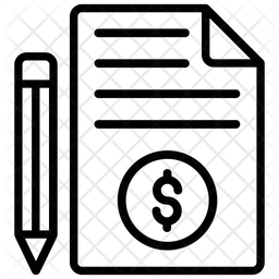 Documentos financieros  Icono