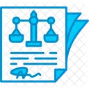 Documentos Juridicos Lei Tribunal Icon