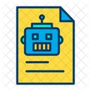 Documents Robot Scientific Document Icon
