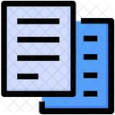 Documents Papers Files Icon