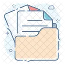 Data Folder Open File Archive Icon