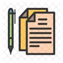 Documents Pen Notes Icon