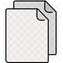 Multiple Blank Documents Icon
