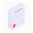 Files Official Document Papers Icon