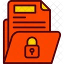 Documents Folder Lock Icon