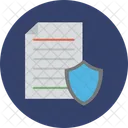 Documents Approved Shield Letter Icon