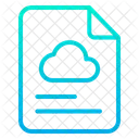 Cloud Data Documents Icon