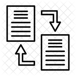 문서 교환  아이콘