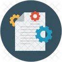 Documents gears  Icon