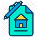 House Document Home Documenmt Home Cost Document Icon