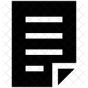 Documents Sheet Papers Icon