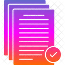 Documents Files Forms Icon