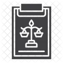 Notary Glyph Icon