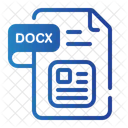 Docx File Extension Files And Folders Icon