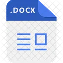 Documento DOCX  Ícone