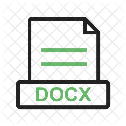 Docx file  Icon