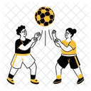 Dodgeball Ball Game Sport Icon