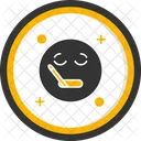 Doente Emoji Doente Emoticon Ícone