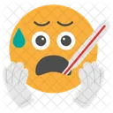 Emoji Doente Saude Ícone