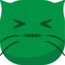 Emoticon De Gato Ícone