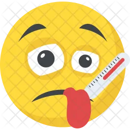 Emoji doente  Ícone