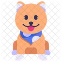 Flat Dog Icon