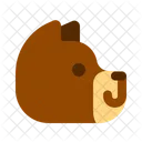 Dog Head Dog Face Simple Icon