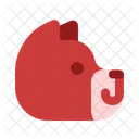 Dog Head Dog Face Simple Icon
