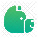 Dog Head Dog Face Simple Icon