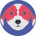 Dog Face Head Icon