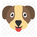 Foxhound Dog Face Icon