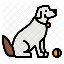 Dog Icon Of Colored Outline Style Available In Svg Png Eps Ai Icon Fonts