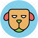 Dog Cur Face Icon
