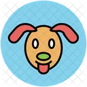 Dog Cur Face Icon